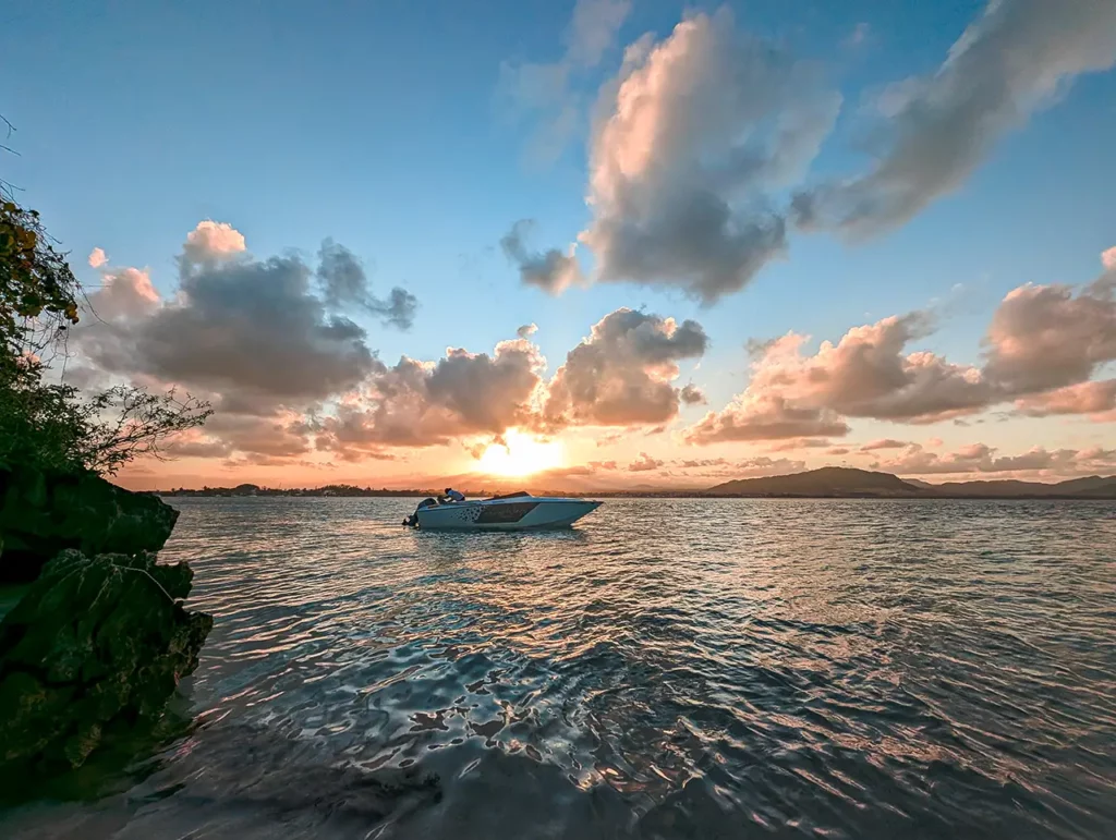 Summer Wings Cruise - Rychlý člun Západ slunce na ile aux aigrettes