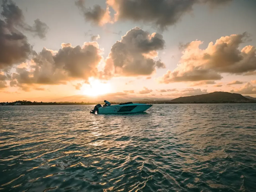 Summer Wings Cruise - Rychlý člun Západ slunce na ile aux aigrettes